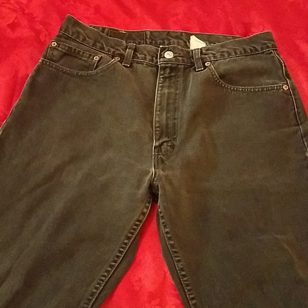 Black Levi's 505 jeans